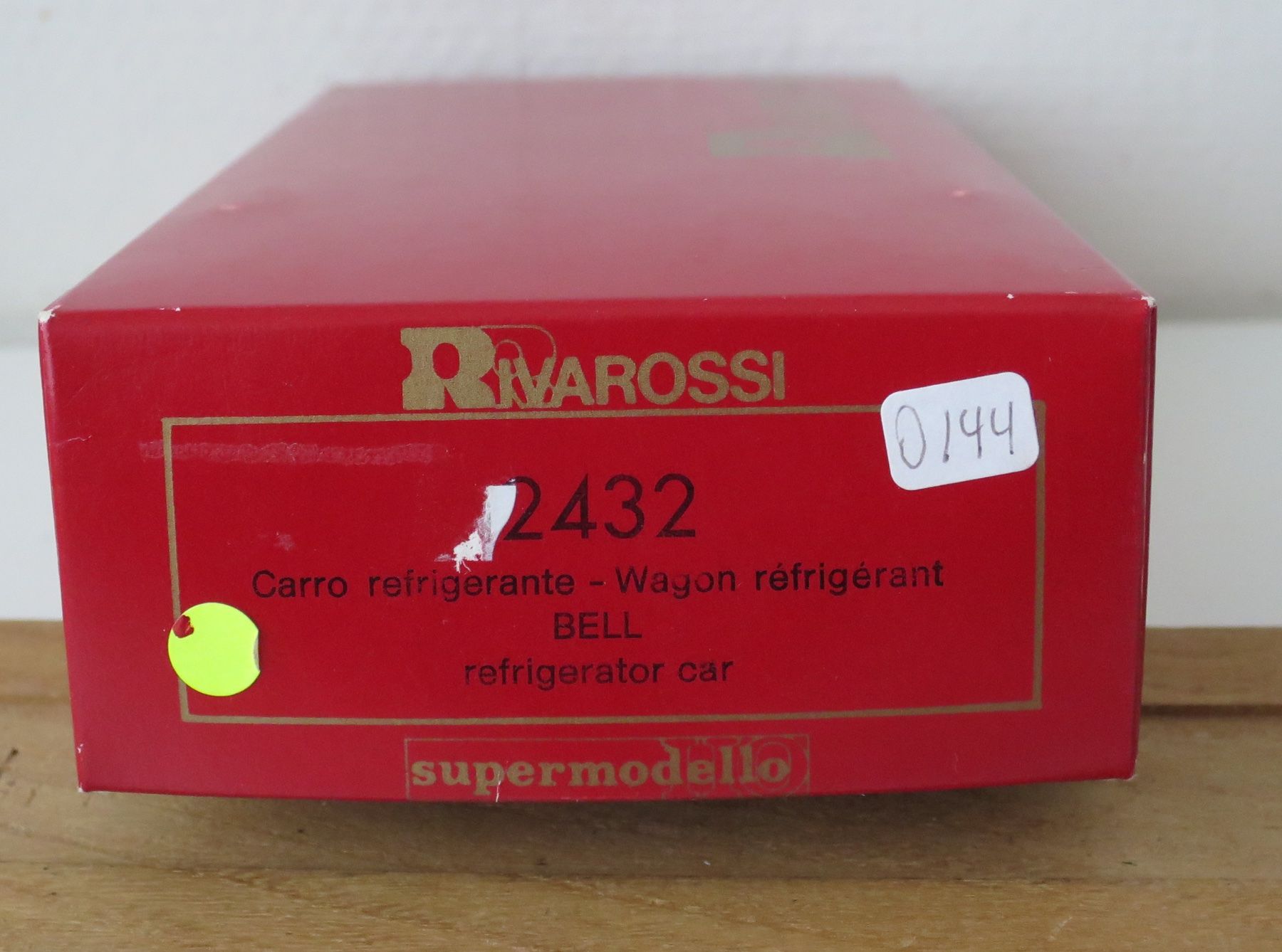 Rivarossi Modellini di ferrovie: RIVAROSSI 2432 SBB CFF FRIGO BELL – Usato da Gland venduto da FRtrains 8