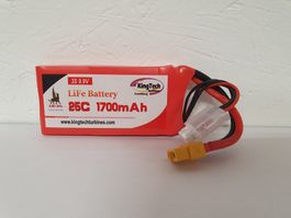 KingTech Turbinen-Akku LiFe 1700mAh 3S 9.9V 25C