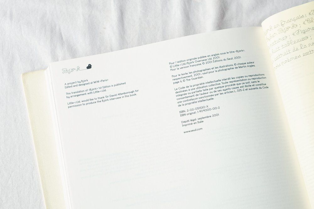 Libri: BJORK - édition Seuil - 2001 - première édition – Usato da Morgins venduto da Laurentcorinne 6