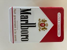 Marlboro Blechdose, leer, Vintage, Dekoration, Rarität