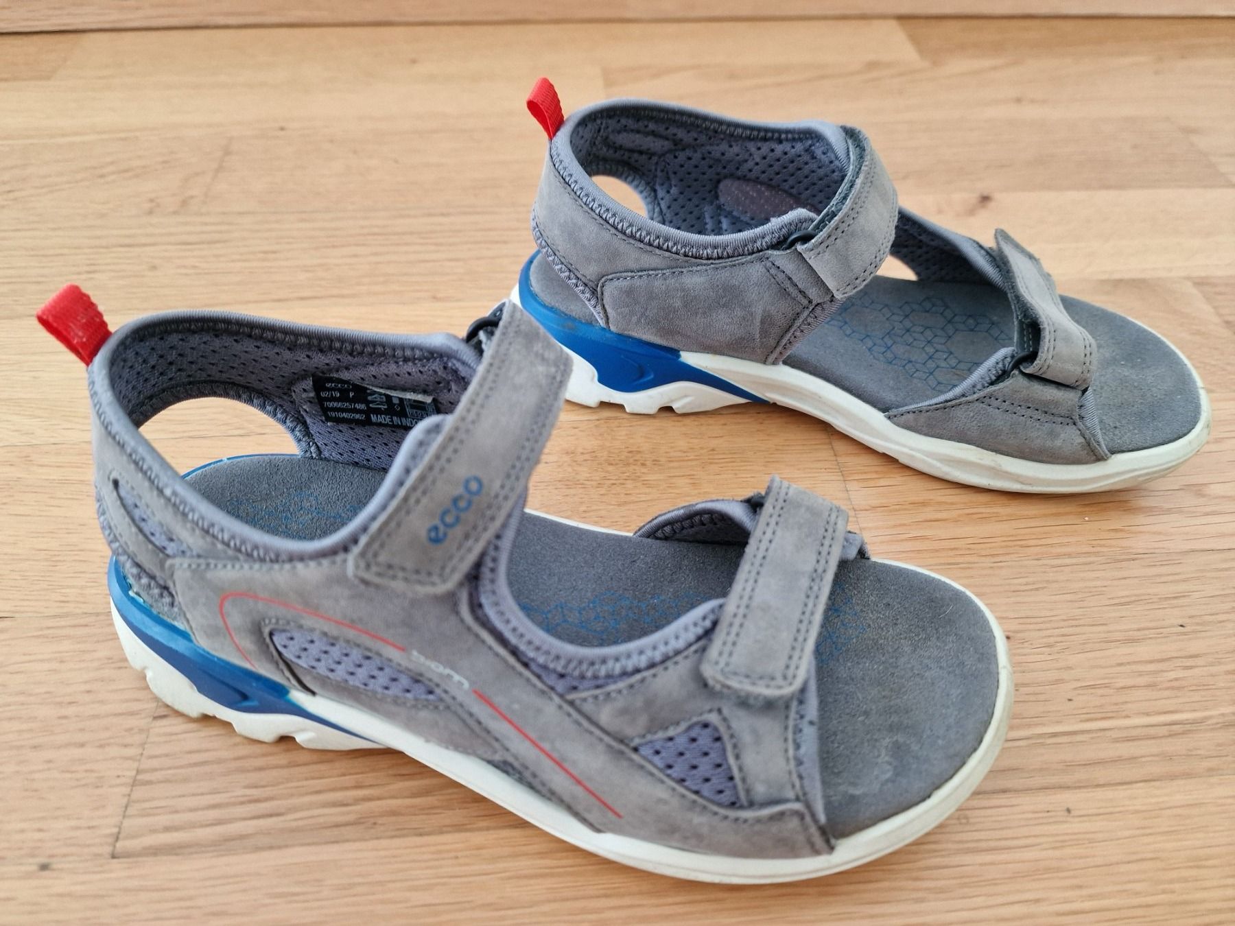 Ecco Scarpe da uomo: Ecco Sandale grau, Leder, Grösse 35 – Usato da Wil SG venduto da ChKo12 1