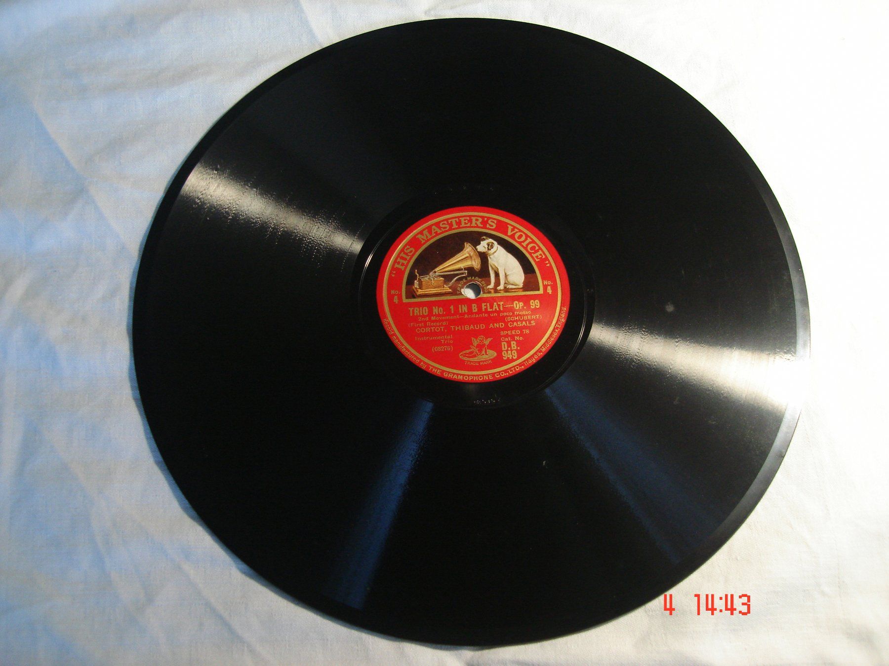 Dischi in vinile: Schellackplattenalbum Schubert Trio B-Dur op.99 – Usato da Aeschi SO venduto da abi1951 6