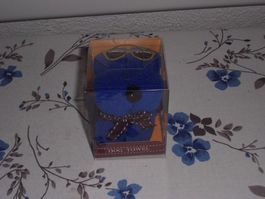 Handtuch Hündchen blau (Grösse L20 x B20 cm)