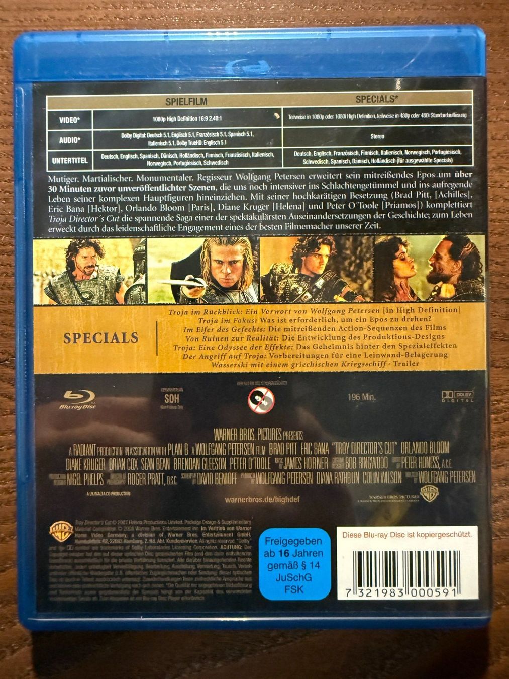 Tutti i DVDs: Troja – Usato da Zürich venduto da Blu-ray_ZH 1