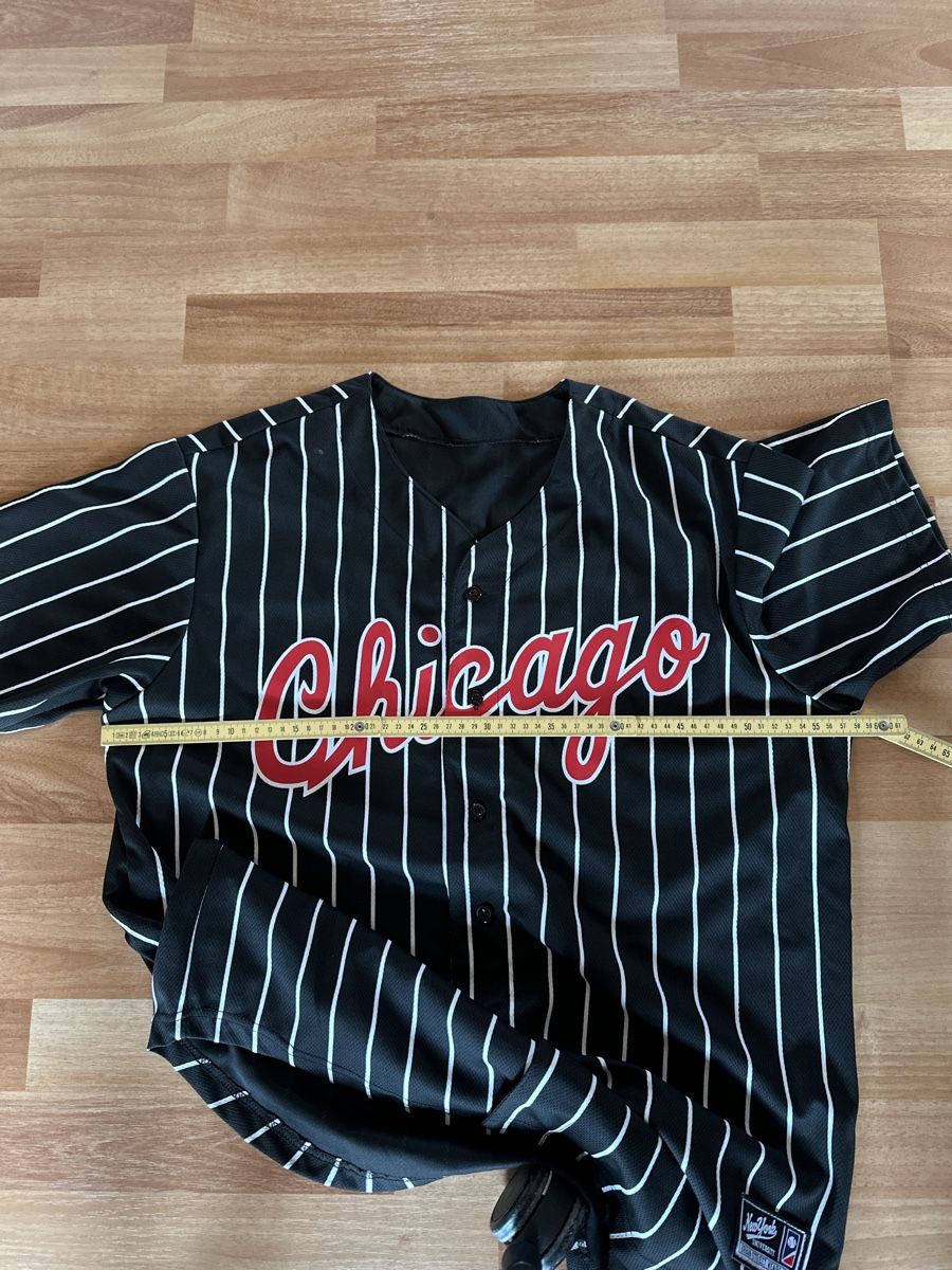 Canottiere & Pantaloni: Chicago Baseball Trikot schwarz einf. Brustweite 58cm – Usato da Heiden venduto da fam_797q 2