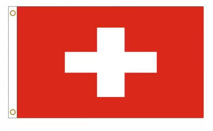 Fahnen: Schweizer Flagge 90x150 cm Polyester – Neu und originalverpackt aus Illnau von diy-shop 1