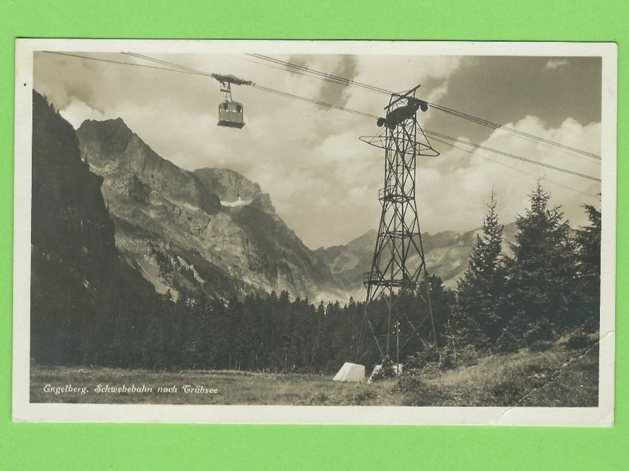Cartoline postali: Engelberg, Schwebebahn nach Trübsee – Usato da Zürich venduto da t24_de