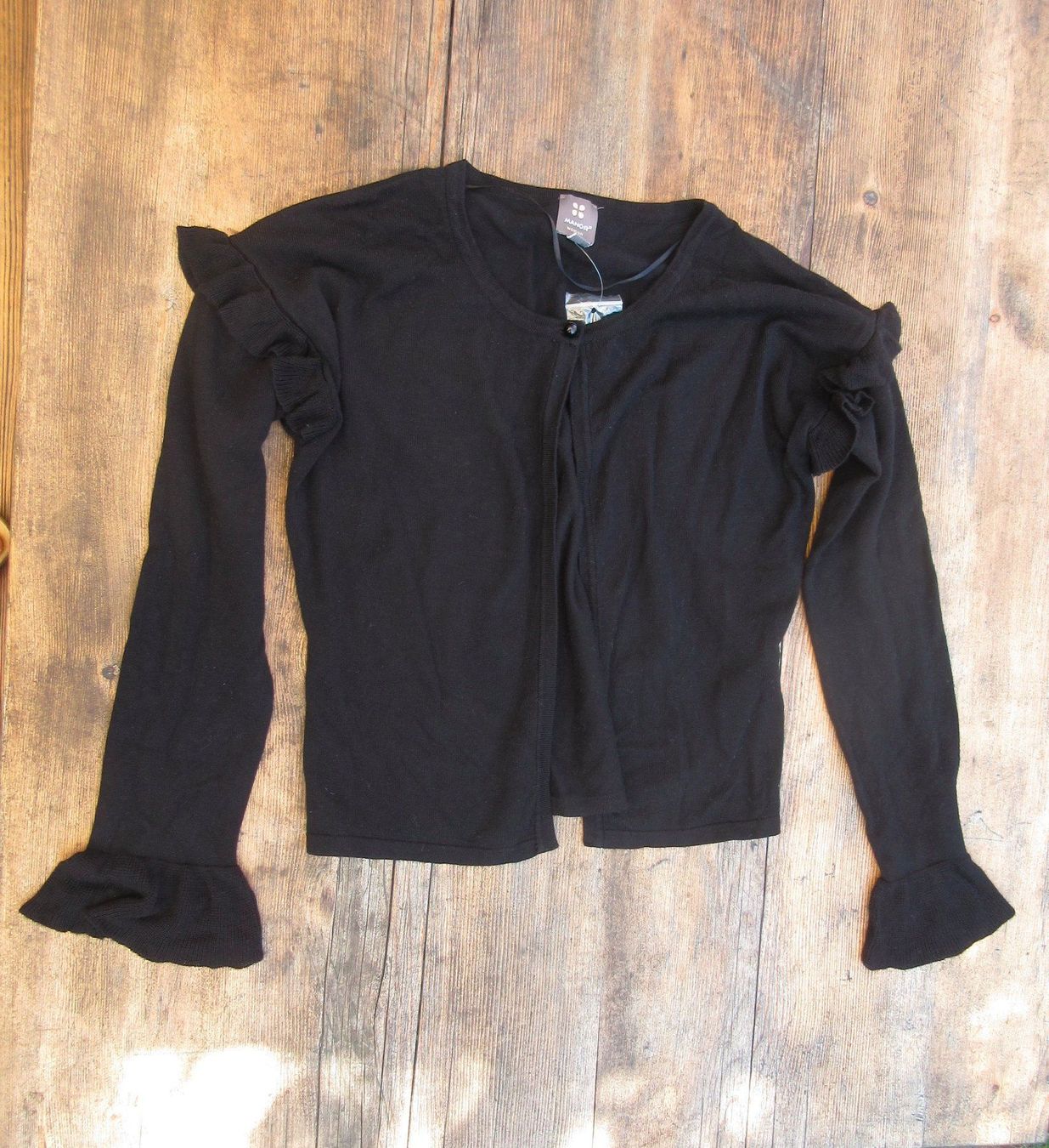 Boleros: Strickjacke Manor schwarz Gr S Viscose – Neu (gemäss Beschreibung) aus Lichtensteig von mosovi