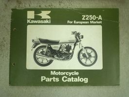 Ersatzteil -Katalog Kawasaki Z250-A
