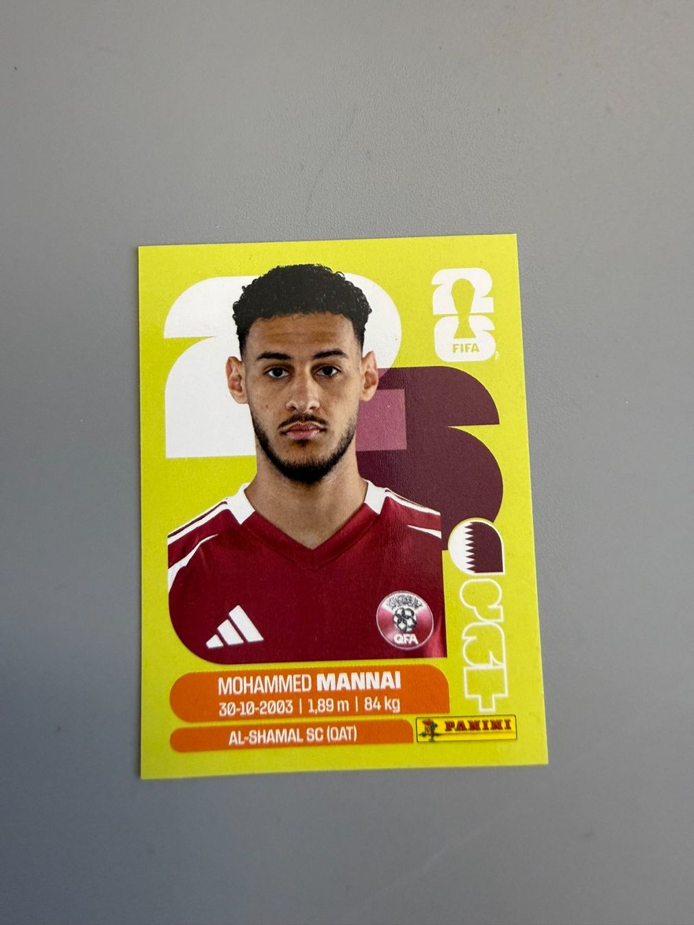 Panini Sammelbilder & Trading cards: Panini Mohammed Mannai QAT9 – Gebraucht aus Liebefeld von Ronaldo-1996