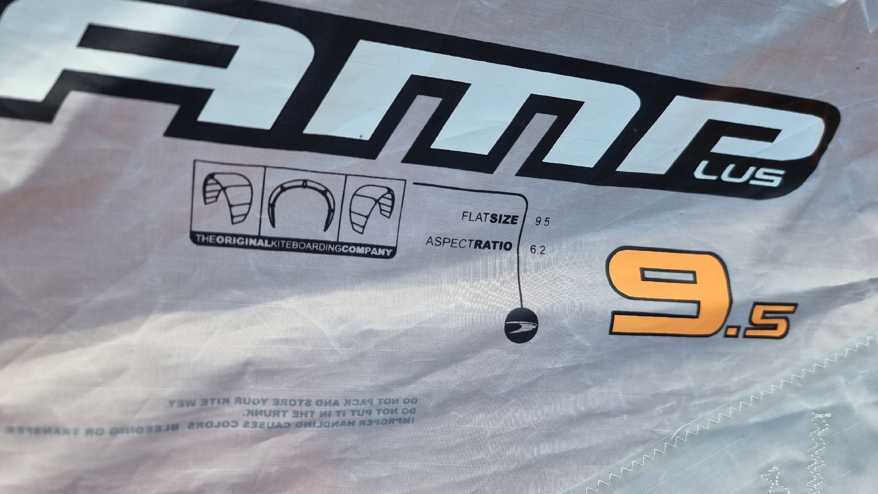 Aquilone: Kite Wipika AMP Plus 9.5 – Usato da Zürich venduto da Jrobert0 5
