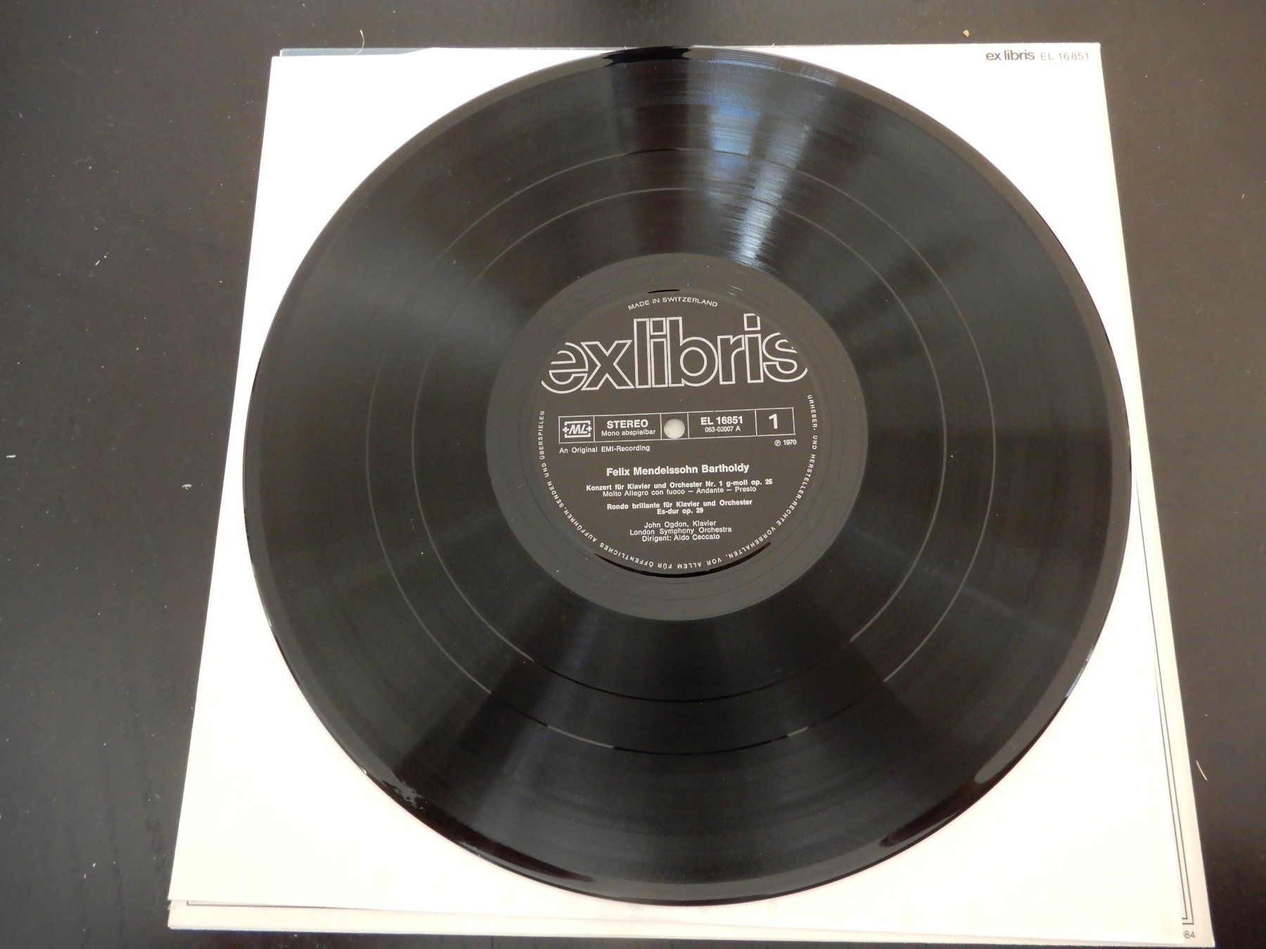 Dischi in vinile: Mendelssohn – Klavierkonzerte – Usato da Erstfeld venduto da Mario_boe0 2