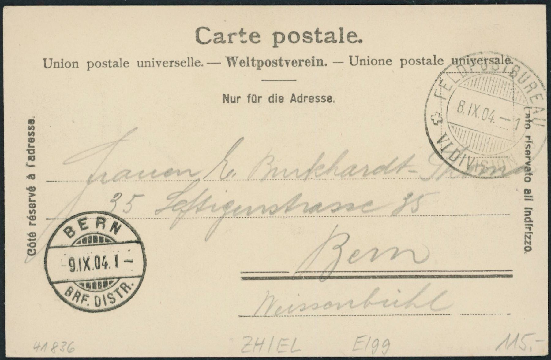 Ansichtskarten: ZH Elgg - Militärstempel – Gebraucht aus Schindellegi von leecollect 1