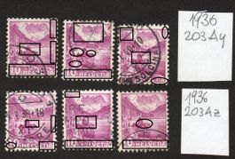 011b CH 1936 Paesaggi/ difetti vari