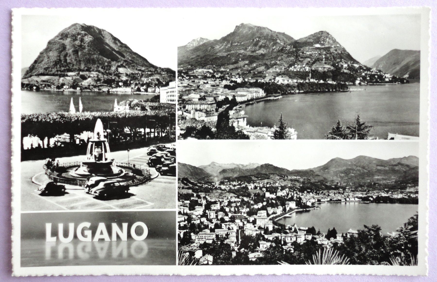 Ansichtskarten: Lugano – Gebraucht aus Fétigny von Billy2miny