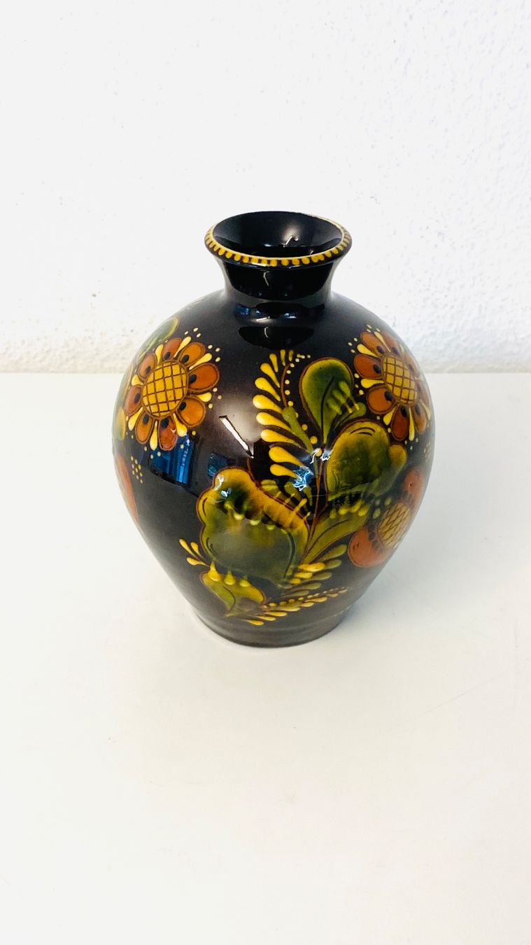 Vasi & Recipienti: Keramikvase Bauernmalerei STAEHLI – Usato da Zürich venduto da Arche_Brockenhaus 4