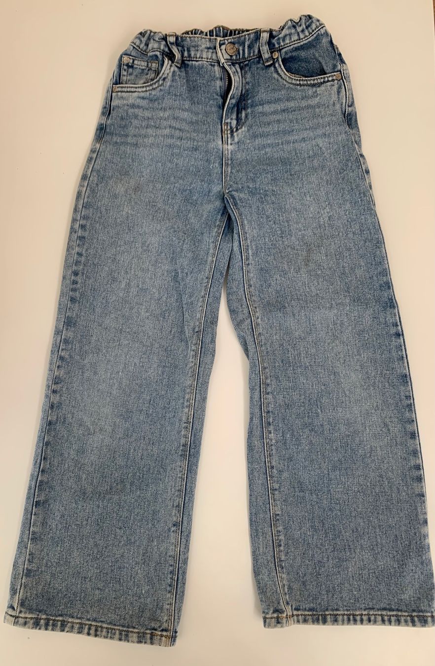 Pantaloni: Jeans Mini Rebels, Gr. 128 Mädchen, wide leg – Usato da Zürich venduto da lando-2010