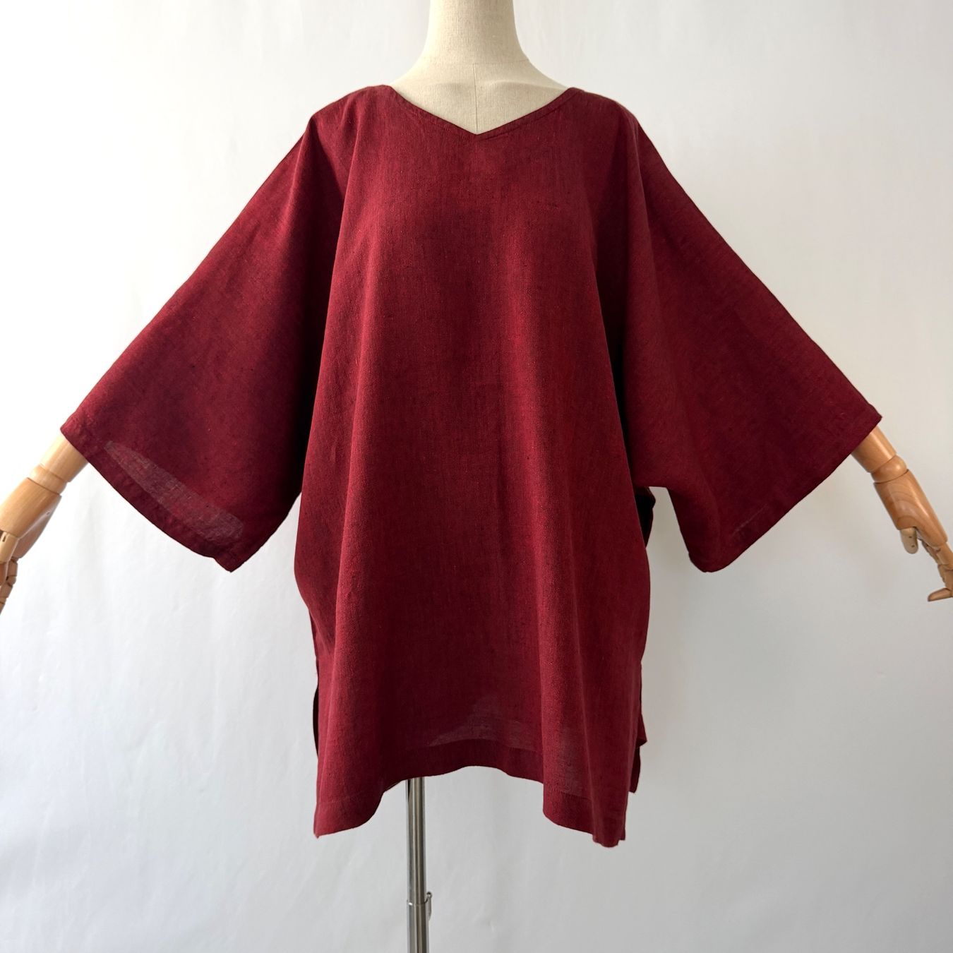 Tuniche: AGATHE New Oversized linen kaftan tunic top – Nuovo (secondo la descrizione) da Emmen venduto da Nightingale_2022
