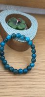 Bracelet Perles Bleues apatite de couleurPierre Naturelle à 