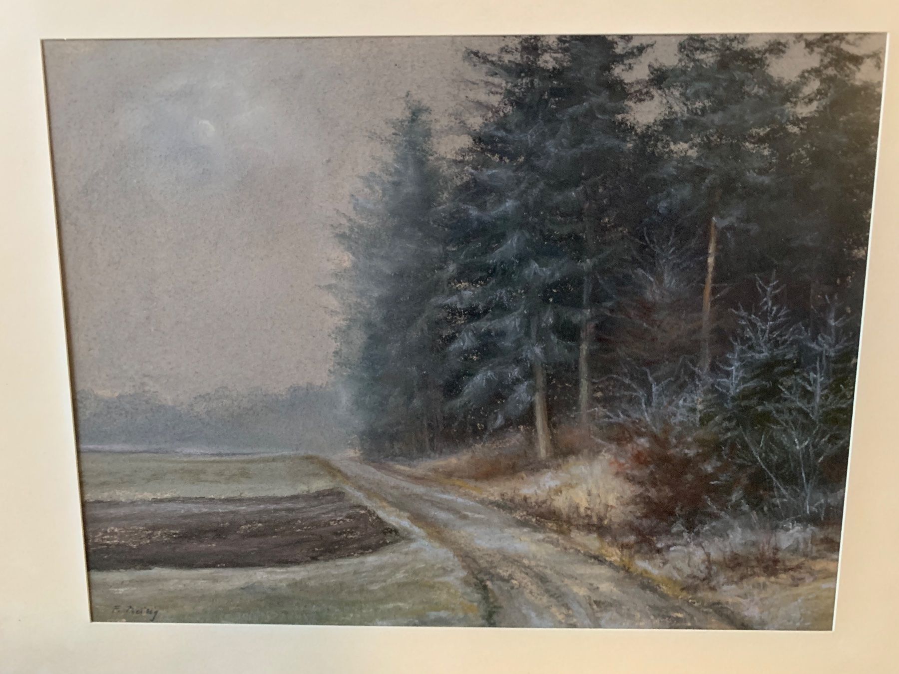 Dipinti: Gemälde hinter Glas, Fritz Preisig – Usato da Winterthur venduto da Compiorg 1