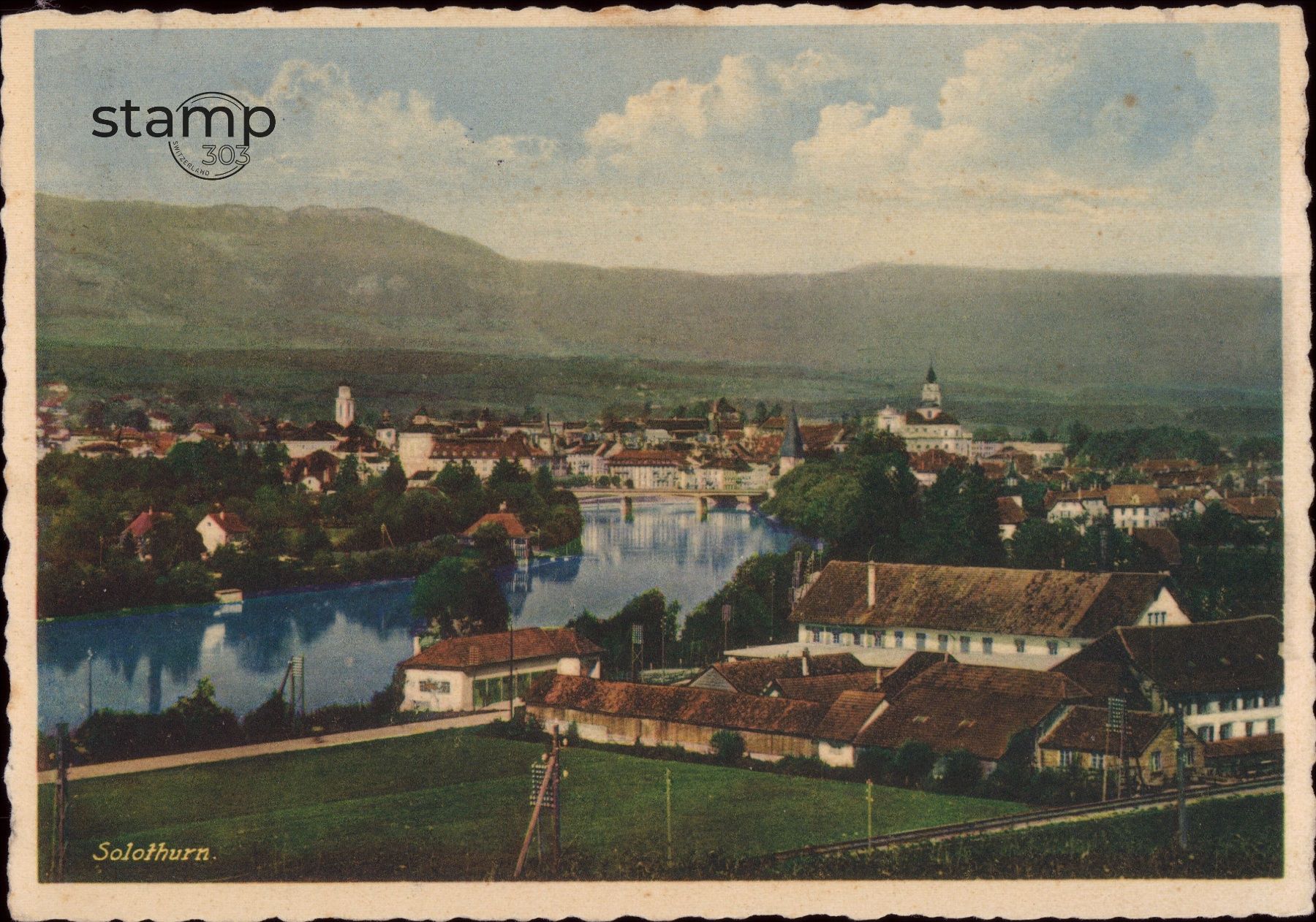 Cartoline postali: 1942 AK Solothurn – Usato da Eggersriet venduto da stamp303