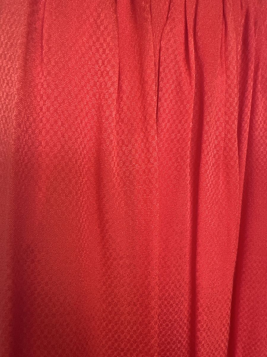 Kookai Gonne: Jupe Kookai rouge-orange viscose taille 40 – Usato da lausanne venduto da annec777 1