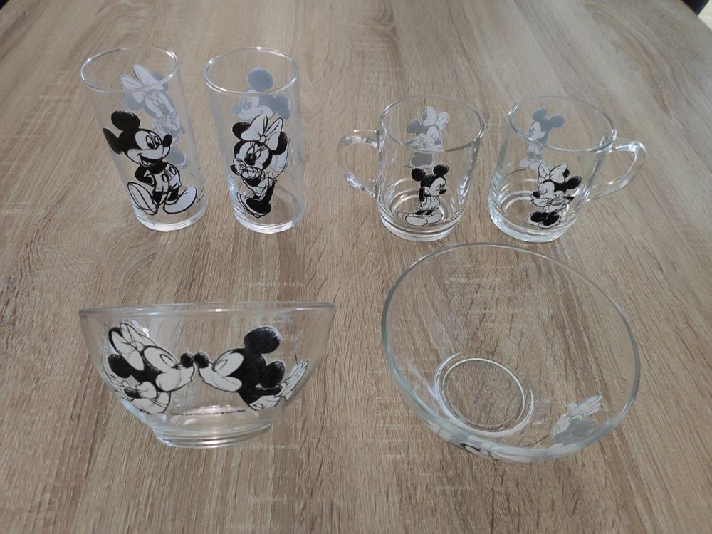 Minnie & Mickey Mouse Baby-Geschirr Set 3-tlg - BPA-frei Für Kinder 1-3 Jahre