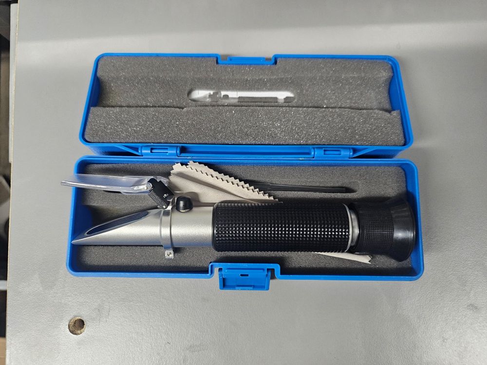 Rankomu Handrefraktometer 0-50% Brix - Präzises Zuckermessgerät Für Flüssigkeiten Mit ATC