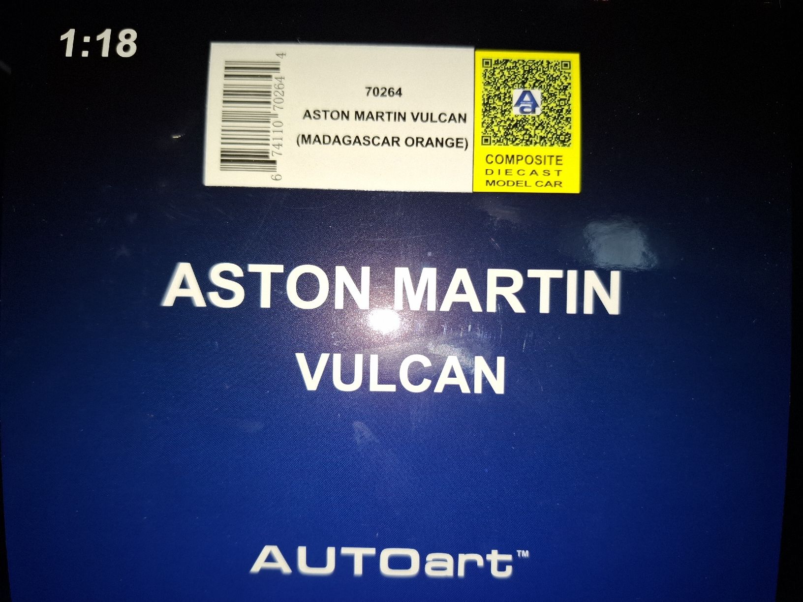 Autoart Modellini d'auto: Autoart Aston Martin Vulcan 1:18 – Nuovo e nell'imballaggio originale da Gipf-Oberfrick venduto da Edii45 2