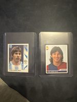 2 Figurine Panini Lionel Messi 2006 e 2007 in custodie