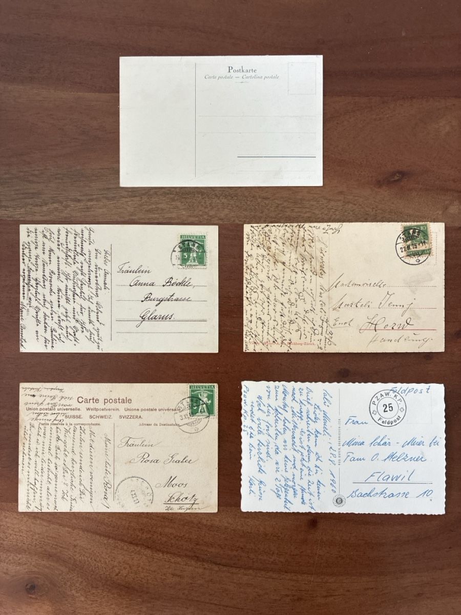 Cartoline postali: 11 Ansichtskarten Schweiz von Stans NW – Usato da Oftringen venduto da Cla.vD.74 3
