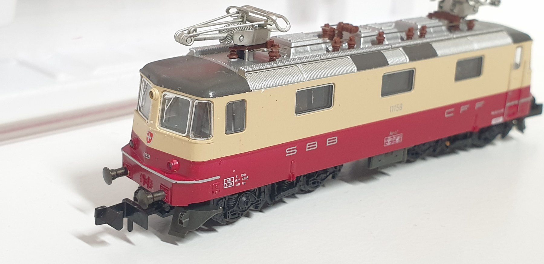 Fleischmann Modellini di ferrovie: Fleischmann Spur N SBB Re4/4 TEE 7341 – Usato da Neuenhof venduto da ludovicco 2