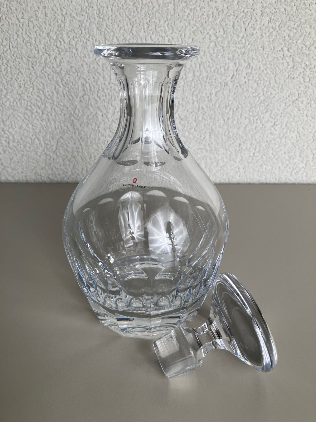 Lambert Caraffe: Lambert Kristallglas-Karaffe – Usato da Stallikon venduto da Colombaccio 1