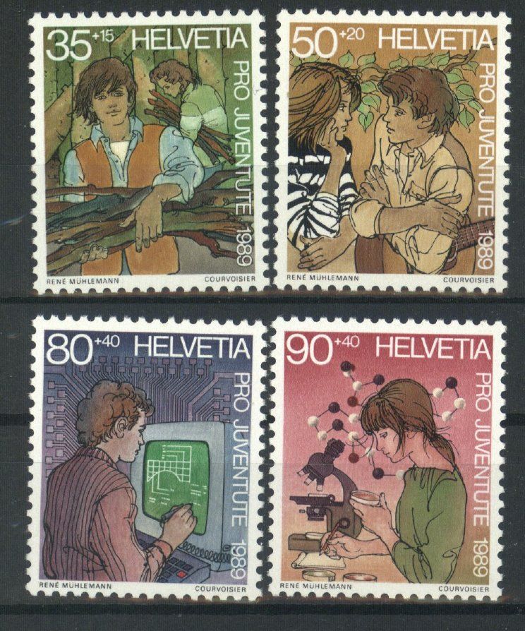 Tutti i francobolli: 1989, Pro Juventute, postfrisch (1) ** – Usato da Willisau venduto da Vollstempel