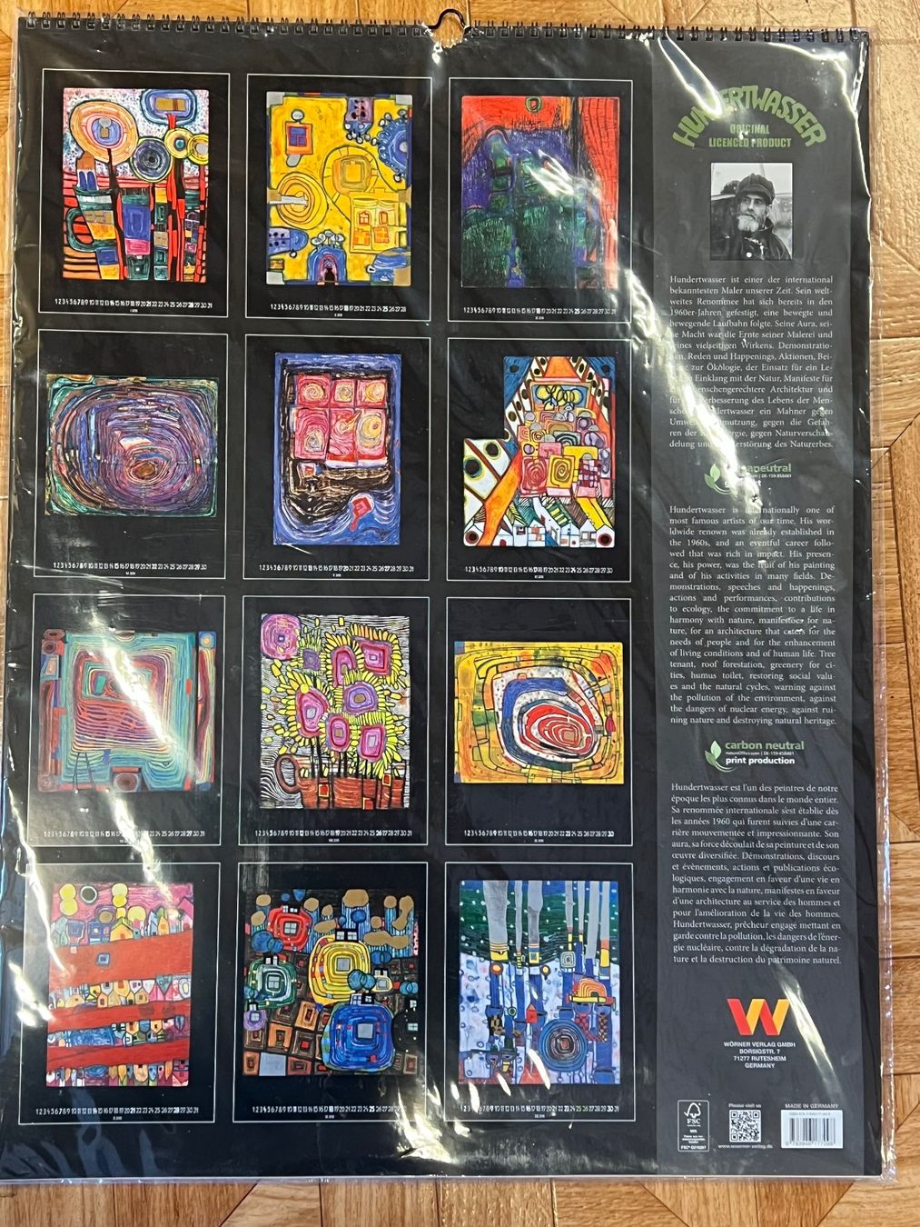 Calendari: Hundertwasser Kalender – Nuovo e nell'imballaggio originale da Uetendorf venduto da Stoun 1
