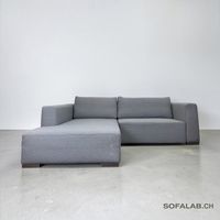 Heaven Tom Tailor Ecksofa Hellgrau mit bettfunktion