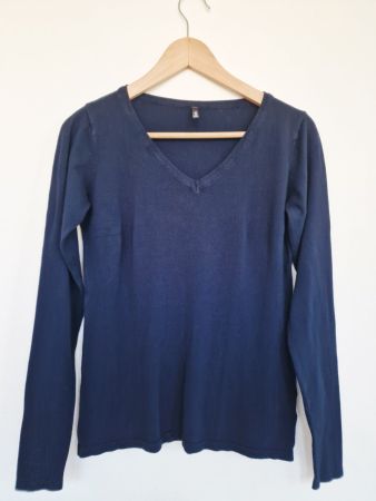 Damen Pullover Chicorée Gr. S Dunkelblau