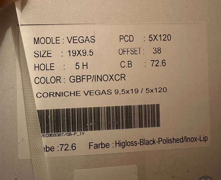 Cerchioni: Felgen  19x9.5 zoll NEU – Nuovo e nell'imballaggio originale da Köniz venduto da Honestyy 8