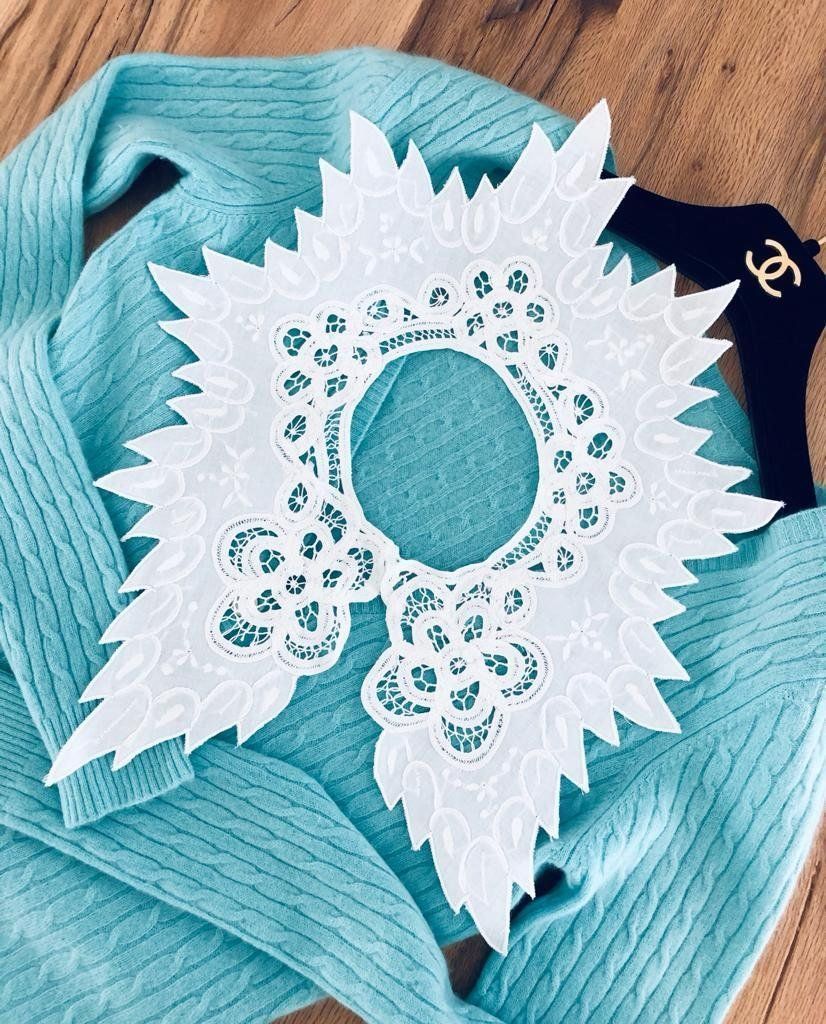 Foulard & Sciarpe: Vintage Spitzen Kragen – Usato da Winkel venduto da Glamour4You