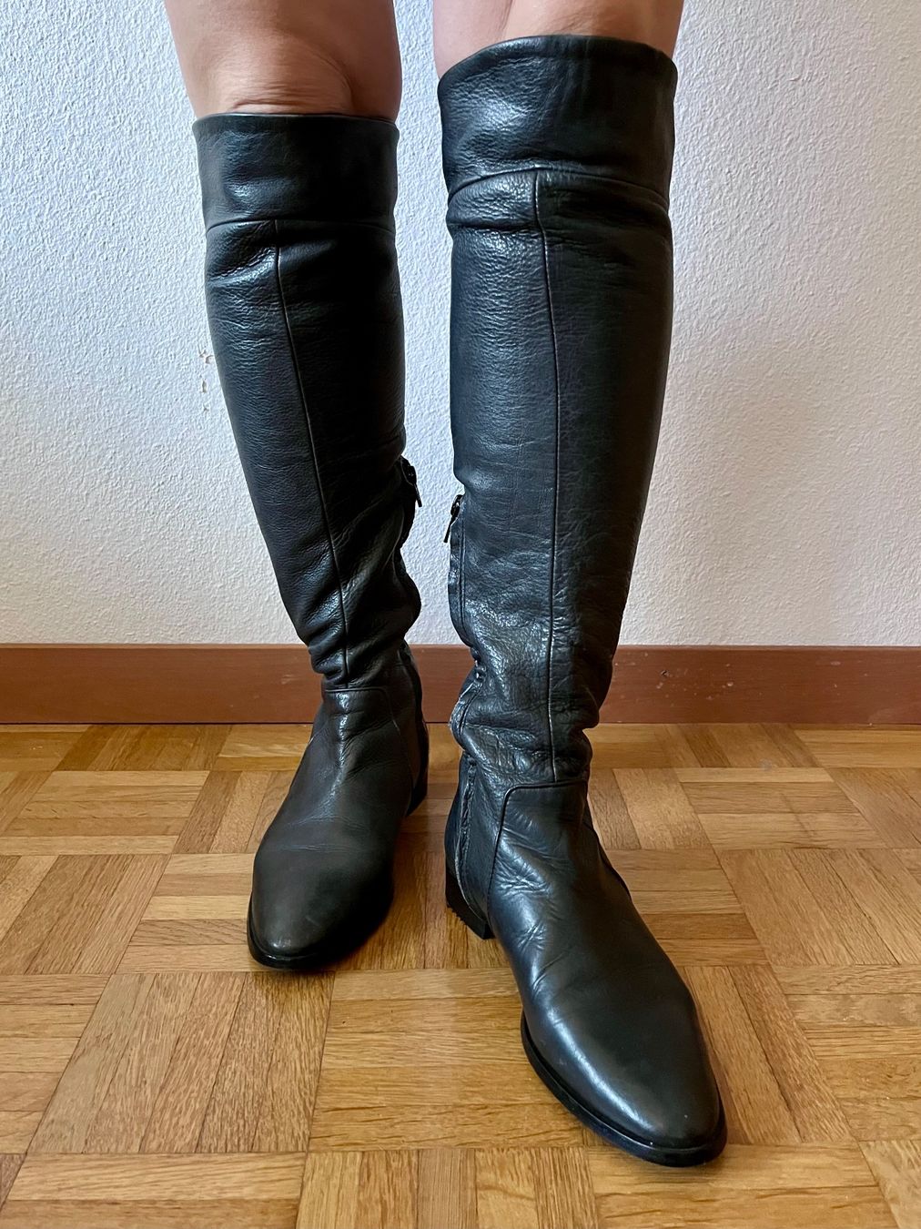 Scarpe da donna: Underknee-Boots mit umschlagbarem Schaft Echt Leder Gr. 36 – Nuovo (secondo la descrizione) da Kilchberg ZH venduto da LittleMissSunshine 1