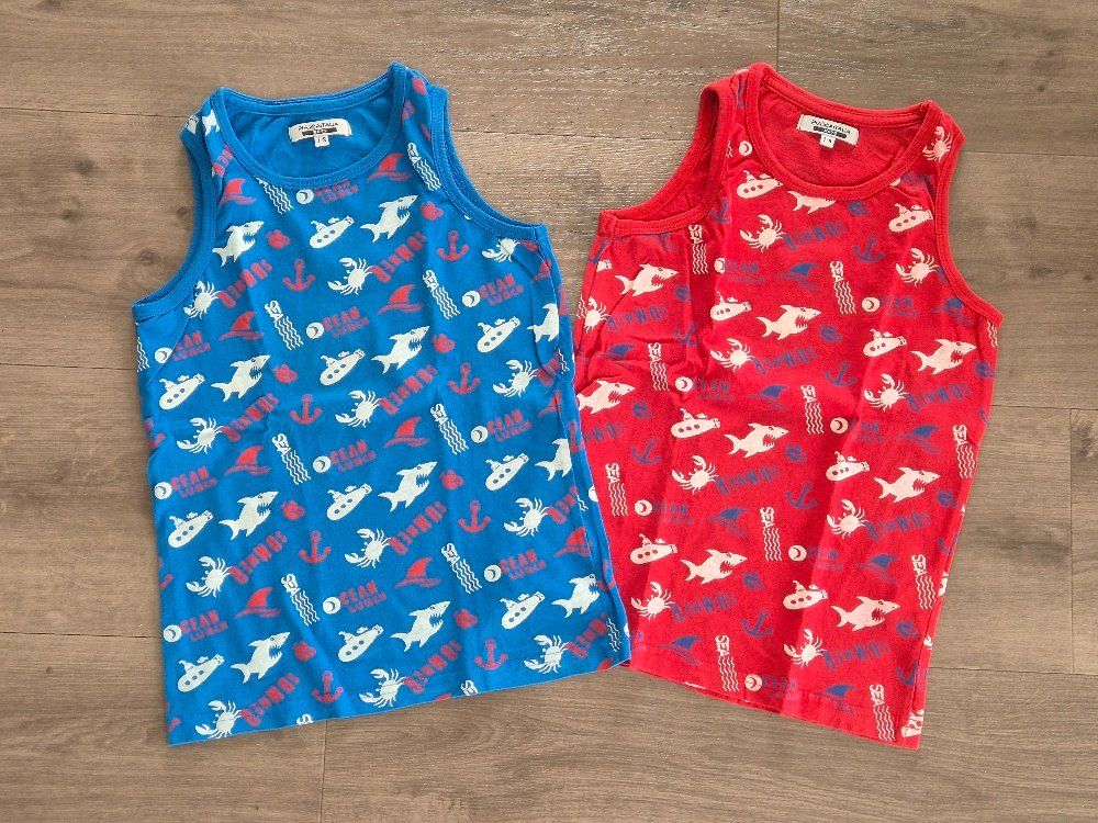 Camicie, T-shirt & Polo: Ärmellose Shirts Gr.122 / 128 – Usato da Buttisholz venduto da sico20