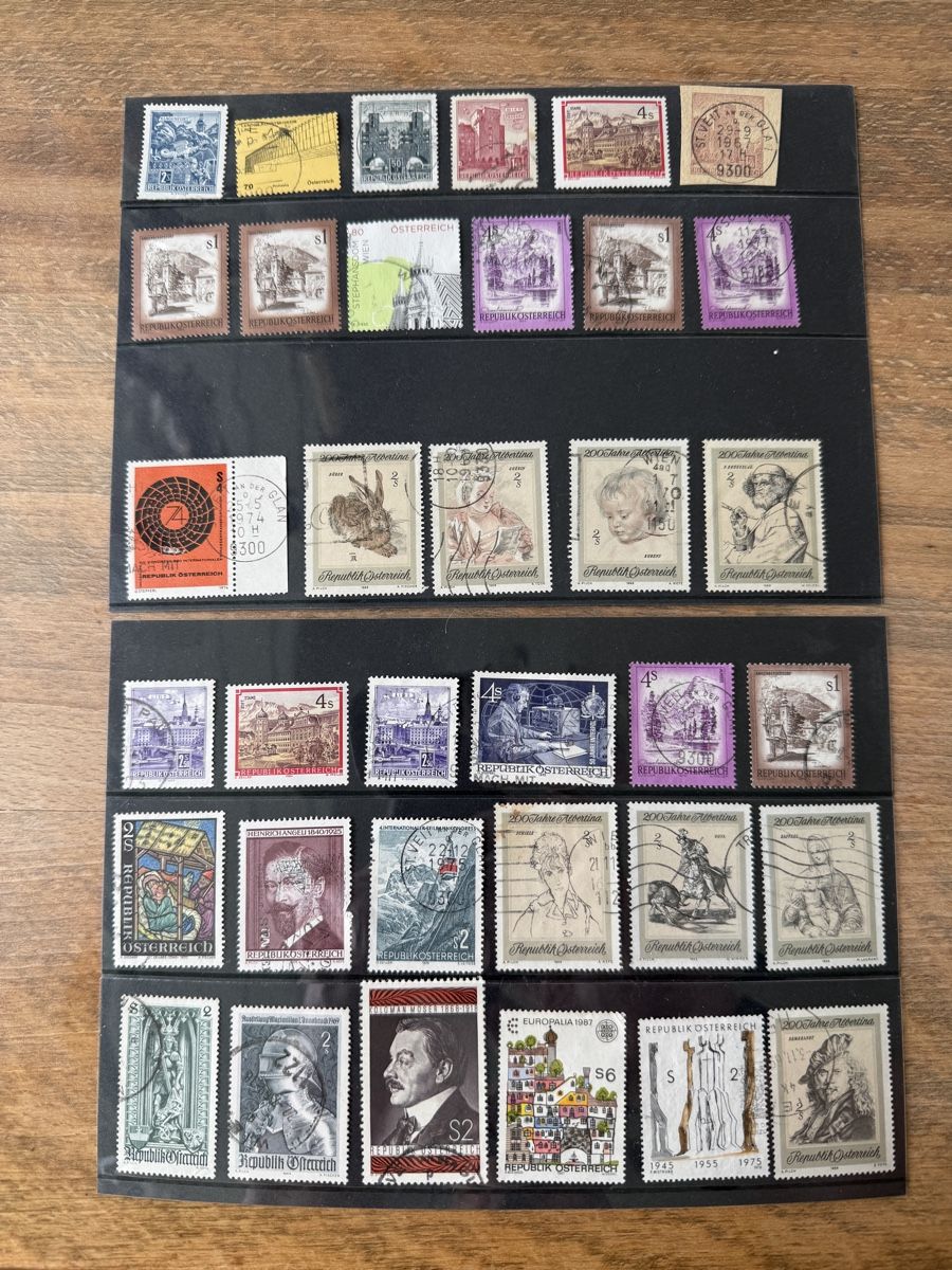 Tutti i francobolli: Briefmarken Österreich, Sammlung – Usato da Rudolfstetten venduto da mittendrin 3