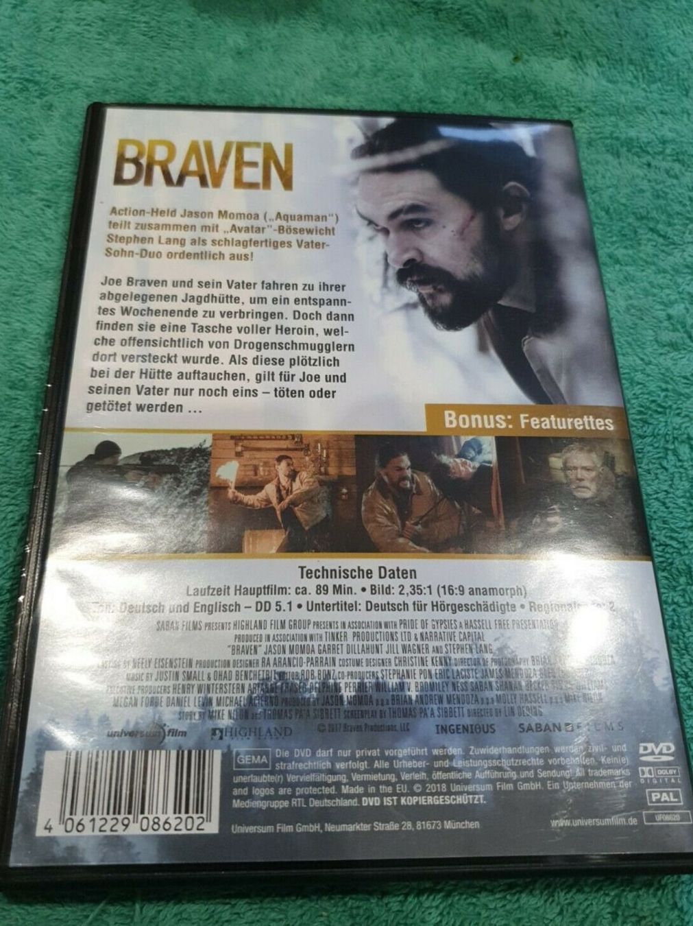 Alle DVDs: Braven                                               ©'2018 – Gebraucht aus St.Gallen von elk2022 4