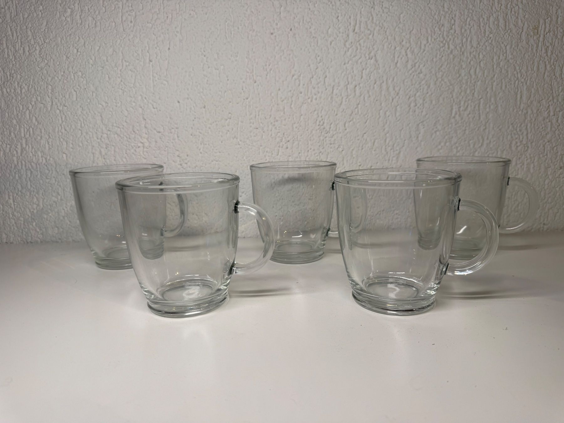 Bicchieri: 5 transparente Teegläser mit Henkel – Usato da Grosswangen venduto da Second_hand_paradise