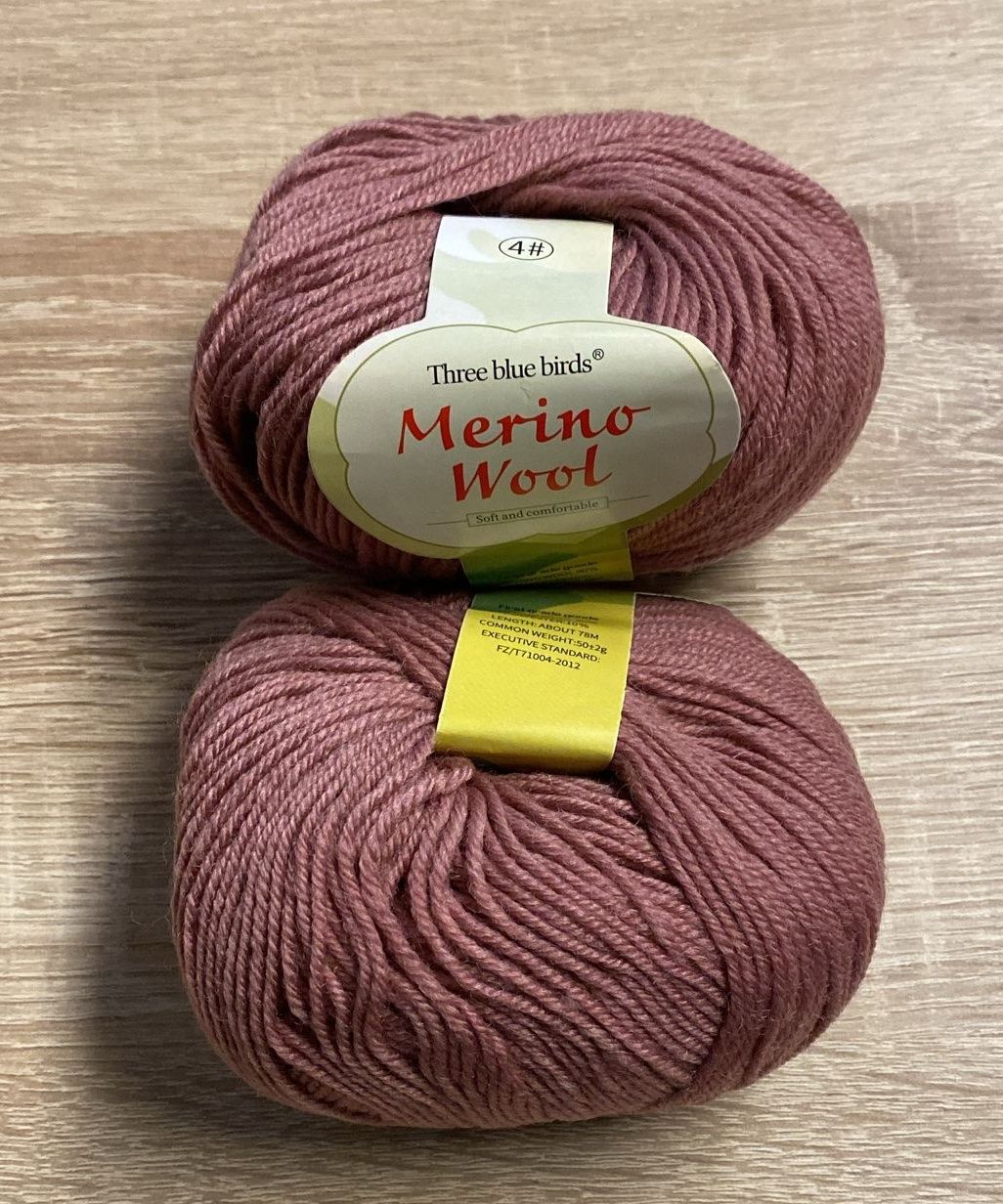 Lana: 6 x ca. 50 g Merino Wool, altrosa – Nuovo e nell'imballaggio originale da Wagenhausen venduto da M.Sieg