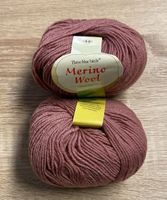 6 x ca. 50 g Merino Wool, altrosa