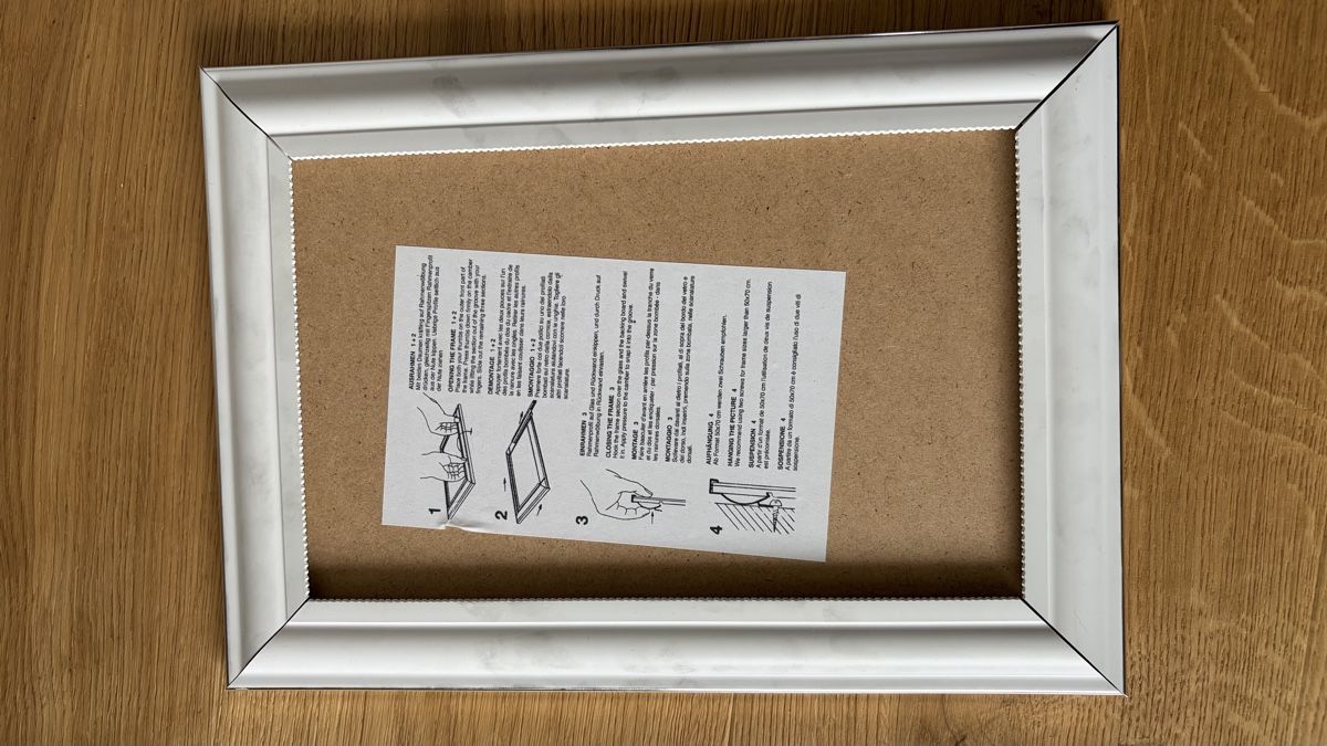 Cornici: Bilderrahmen, silber, glänzend, 30*21.5cm – Usato da Zürich venduto da Klusek_2019 4