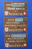 Serie Altstoffverwertung 1942 Nr.254-256 - SBK: 12.-.
