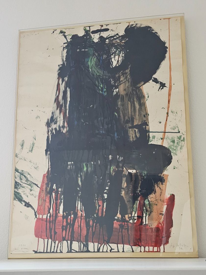 Gemälde: Josep Vallribera 1991 Mischtechnik Tempera/Tusche – Gebraucht aus Pfäffikon ZH von eric0113