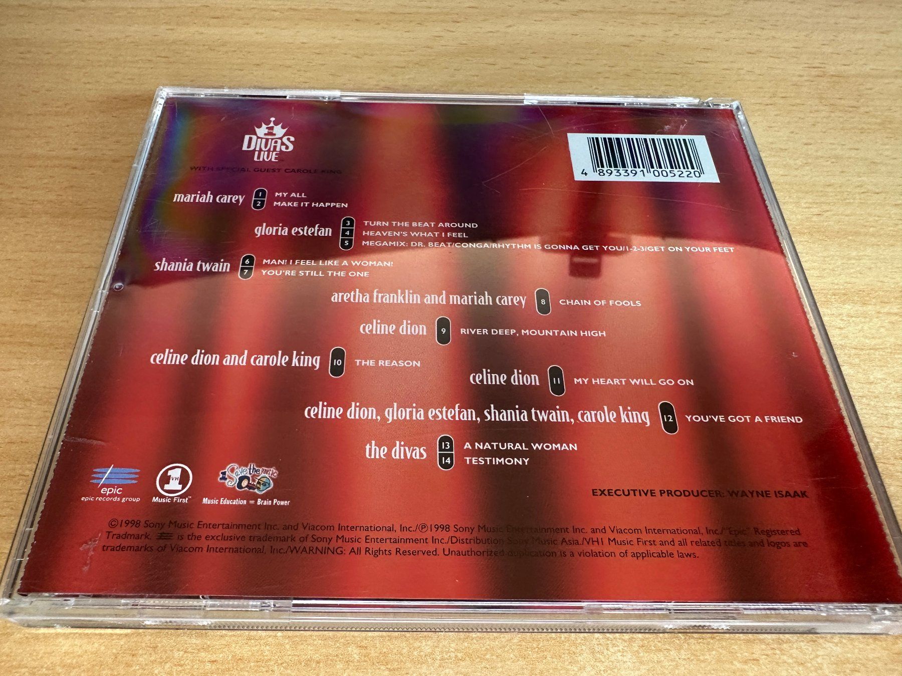 CD: Divas – VH1 Divas Live – Usato da Rikon im Tösstal venduto da Alpenmutz 1